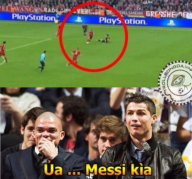 Gì thế? Đó có phải là Messi?